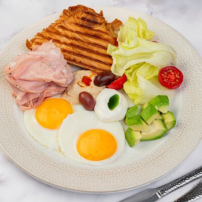 Сет-завтрак Круассан с мортаделлой в Круассан-кафе по цене 840 ₽