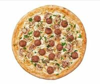 Пицца с фрикадельками и грибным соусом 20 см Оригинальное в Domino Pizza