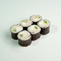 28. Малый ролл: креветка, огурец, сыр (6 шт.) в ЁБИСАН