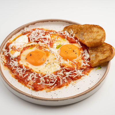 Шакшука с моцареллой в Скандинавия по цене 840 ₽