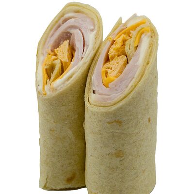 Ролл с ветчиной, чеддером и омлетом в За обе щёки по цене 259 ₽