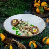 Оливье по-шотландски в McKey Pub & Restauraunt