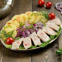Сельдь с картофелем в Долма