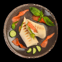 Ролл Филадельфия в пшеничной лепешке в Азбука Вкуса Экспресс Меню