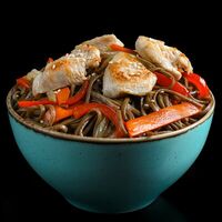 Якисоба с курицей в KIMONO