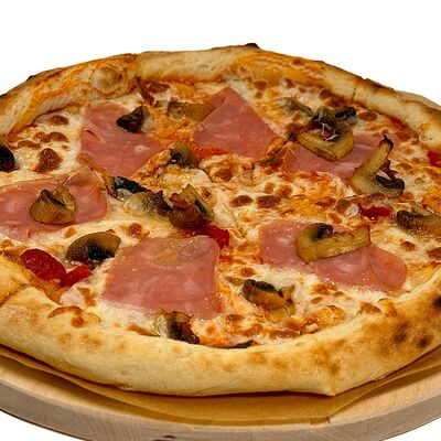 Пицца Ветчина-сыр-грибы в Семейное бистро Монти по цене 810 ₽