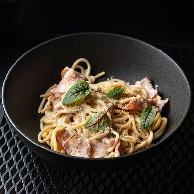 Паста Карбонара в Густо & Пряно по цене 598 ₽