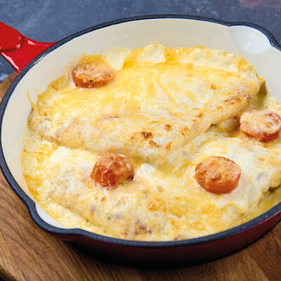 Запеченые блинчики с ветчиной и сыром в Пицца Темпо по цене 17 р.