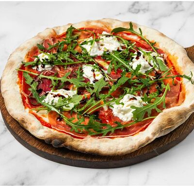 Пицца парма, страчателла, рукола в Osteria Mario по цене 990 ₽