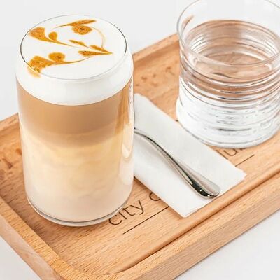 Латте 400 мл на растительном молоке в Шаверма и Пельмень по цене 1690 ₽