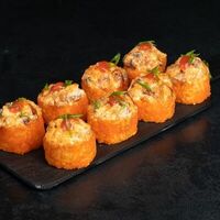 Острый запечённый с форелью в Sushi Yoshitake Omakase