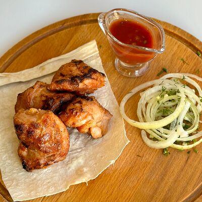 Шашлык из филе бедра цыпленка в Кафе Майами по цене 475 ₽