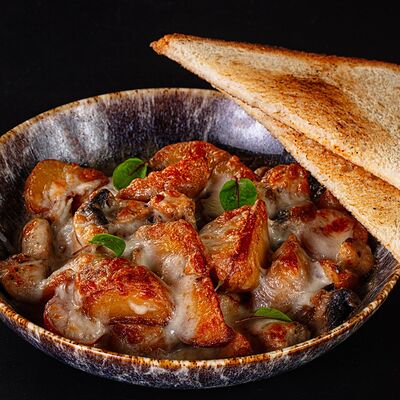 Фрикасе из курицы в MOS Lounge & Bar по цене 720 ₽