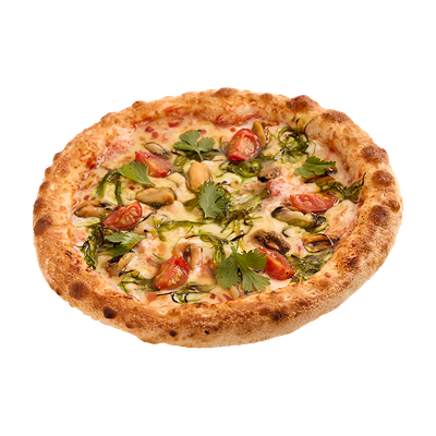 Пицца с мидиями и чукой 25 см в Суши-Маркет по цене 629 ₽