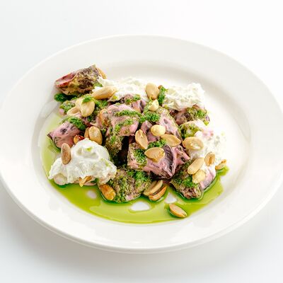 Вяленая свекла с творожным сыром в Уха из петуха по цене 10 р.