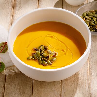 Тыквенный крем-суп в Хочу харчо по цене 490 ₽