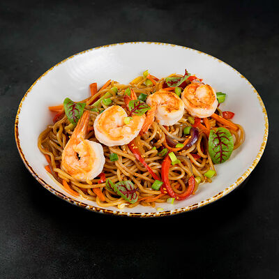 Вок лапша рамен с креветкой в Евразия экспресс по цене 695 ₽