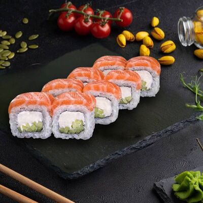 Ролл Филадельфия light в Веселый Самурай Sushi Premium по цене 960 ₽