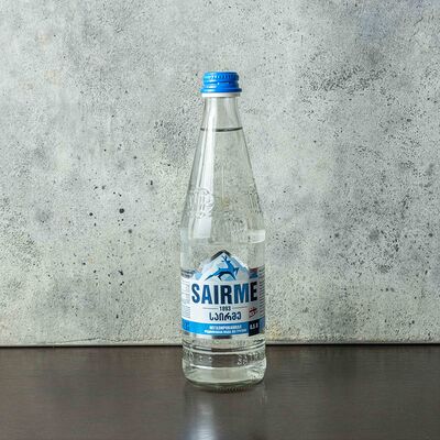 Минеральная вода Саирме негазированная в Кафе Хинкальная Маро по цене 230 ₽
