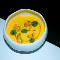 Тыквенный крем-суп с креветками в Libido