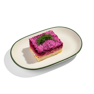 Шуба с форелью на бриоши в Здрасте по цене 500 ₽