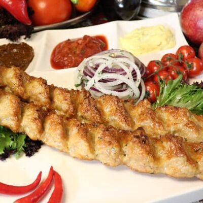 Люля из свинины с грибами в Ароматный дворик по цене 380 ₽
