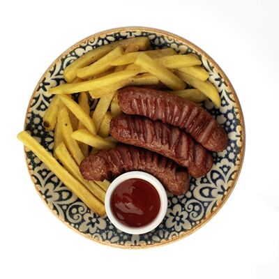 Сосиски с картофелем фри в MAHALLA по цене 2750 ₸