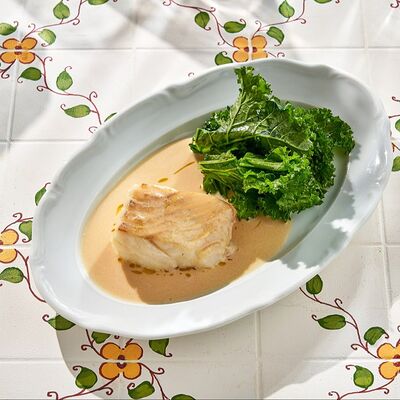 Треска с капустой кейл в Двор Помидор по цене 1150