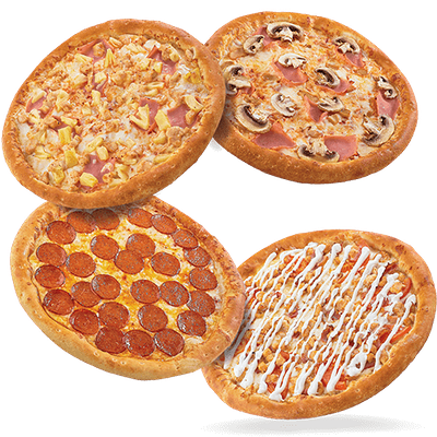 Комбо Великолепная четверка в Ямм...pizza по цене 1899 ₽