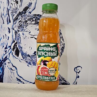 Spring сок Вкусный мультифруктв Пекарня хлеб батон по цене 129 ₽