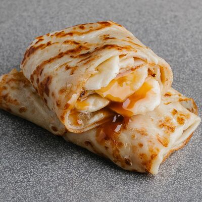 Блин с бананом и карамелью в БлиновЪ по цене 186