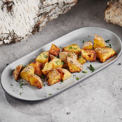 Молодой запеченный картофель по-деревенски в Гриль бар BQ по цене 160 ₽