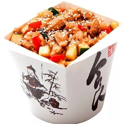 Рис с креветками и устричным соусом в Nami Sushi-Bar по цене 499 ₽