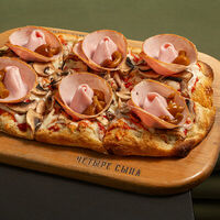 Пицца Ветчина и Грибы в ЧЕТЫРЕ СЫНА