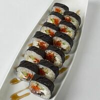 Кимпаб с овощами в Kuksu korea cafe