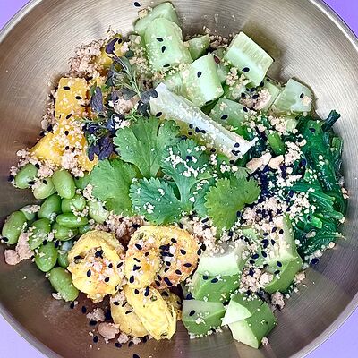 Поке с креветкой лайм-кокос в Просто Азия x Десертория по цене 740 ₽