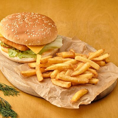 Бургер с куриной грудкой в Wokker Express по цене 469 ₽