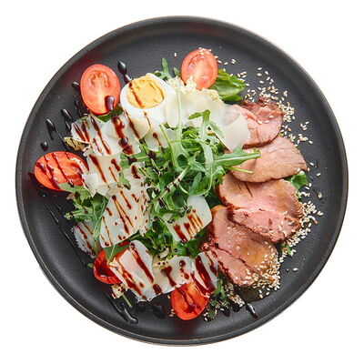 Салат с ростбифом и рукколой в PokeWoke по цене 580 ₽