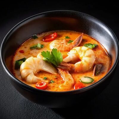 Том ям с морепродуктами в Суши Во по цене 690 ₽