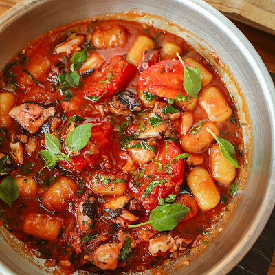 Жареные ньокки с осьминогом в Сыроварня по цене 950