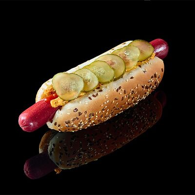 Датский Хот-дог с альпийской колбаской М в StarDogs по цене 349 ₽