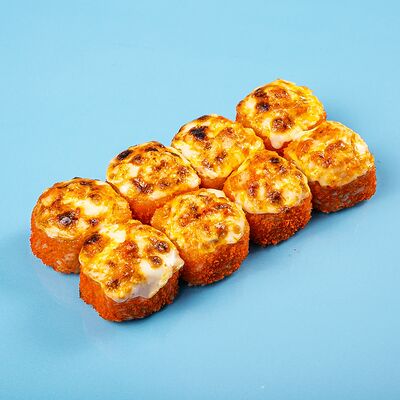 Запеченный ролл Курица с креветками в Yaposhkin Rolls по цене 810 ₽