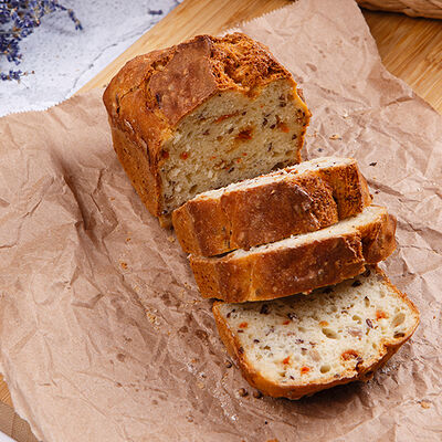 Бездрожжевой хлеб на кефире в Много хлеба по цене 75 ₽