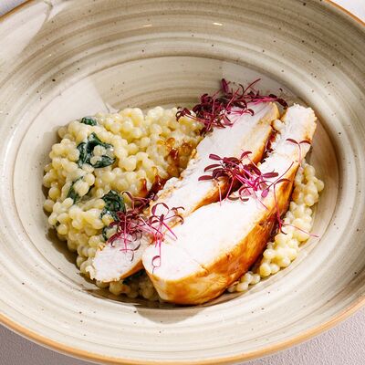 Птитим с курой унаги в Чайхана Пахвала по цене 720 ₽