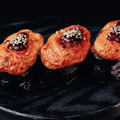 Запеченный угорь гунканы в BBS Kitchen по цене 699 ₽