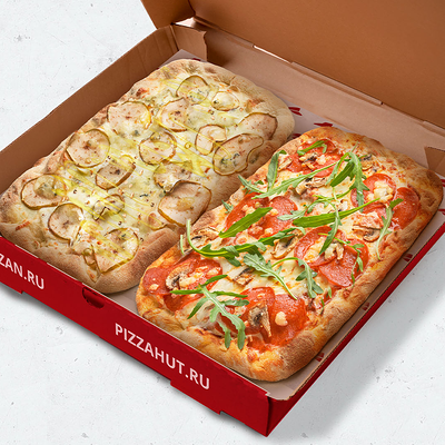 Груша-Блю Чиз и Трюфельная пепперони в Pizza HeartPizza Hut по цене 1099