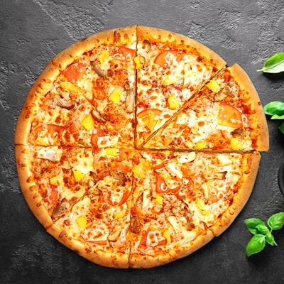 Пицца Гавайская маленькая в ПИКНИК 24/7 по цене 890 ₽