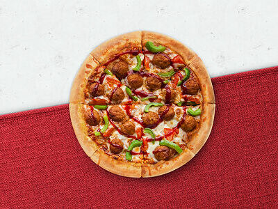 Пицца Хэппи Хат 23 см на традиционном тесте в Pizza HeartPizza Hut по цене 409