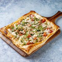 Открытый пирог с кетой и цветной капустой в Seabus