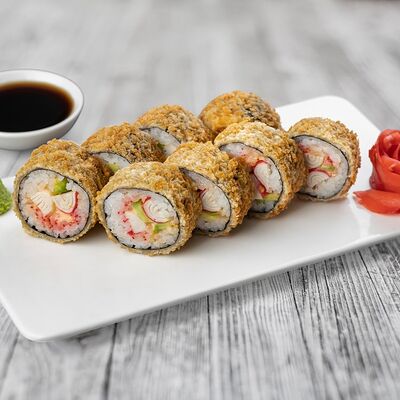 Горячий ролл Темпура Калифорния в Окинава Гурмэ по цене 699 ₽